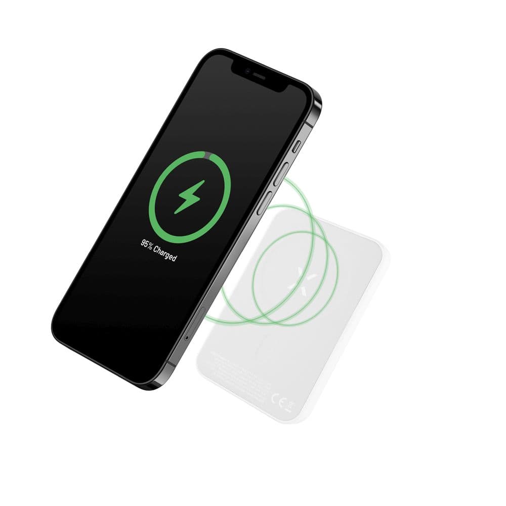 Powerbanka FIXED MagZen s bezdrátovým nabíjením a podporou Magsafe, 6 000 mAh, bílá - náhled 5