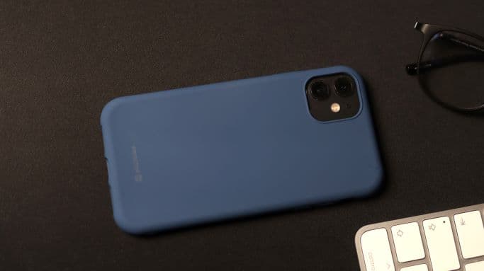 Zadní kryt Swissten Soft Joy pro iPhone 15 Pro Max modrý - náhled 5