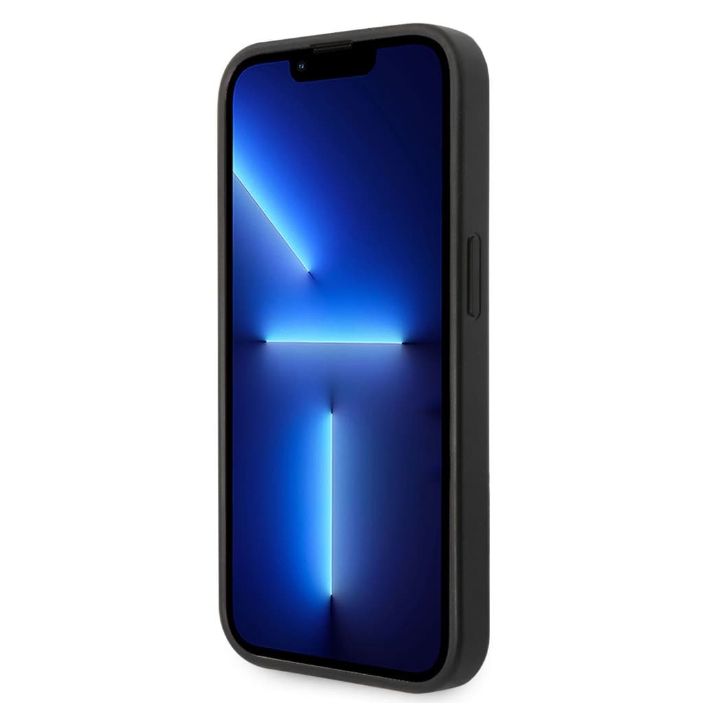 Guess PU 4G Metal Logo Zadní Kryt pro iPhone 15 Pro Max Grey - náhled 5