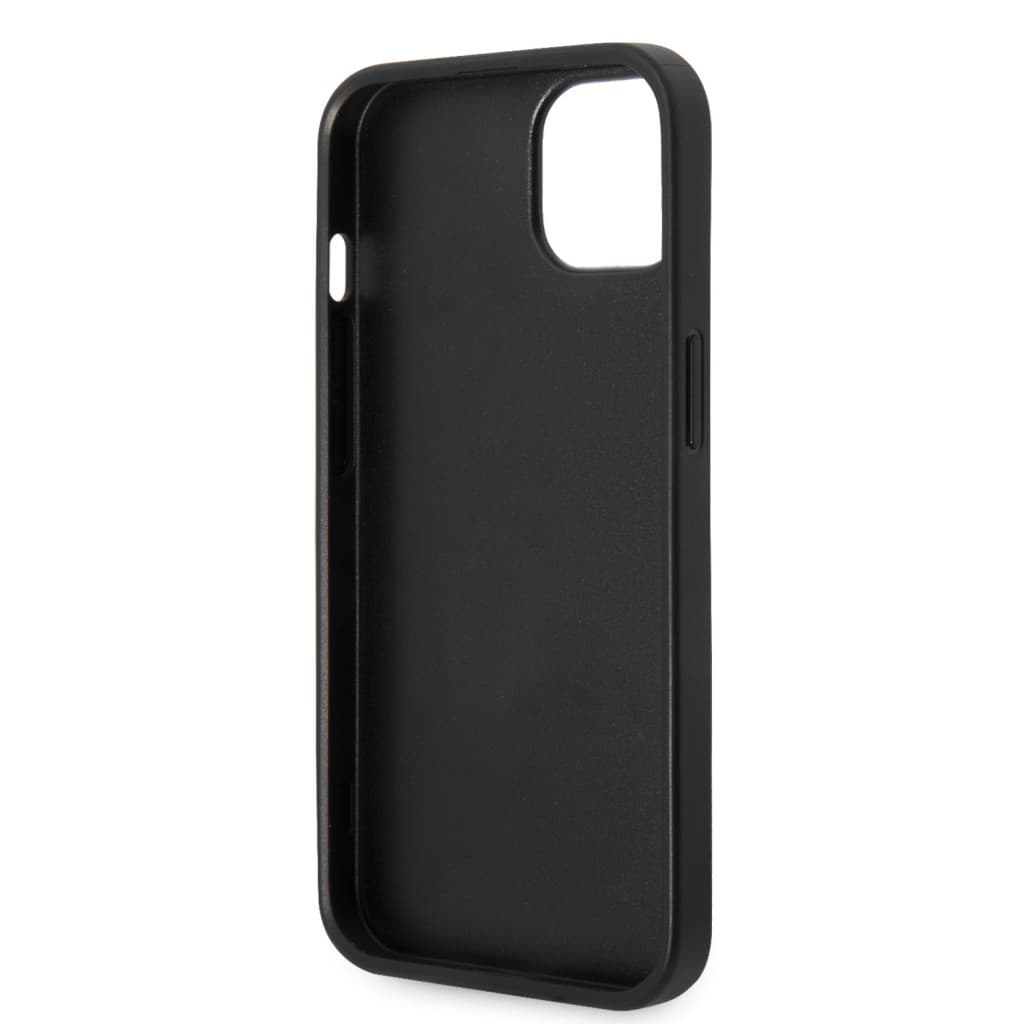 Guess PU 4G Metal Logo Zadní Kryt pro iPhone 15 Grey - náhled 5