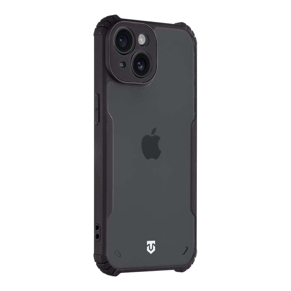 Tactical Quantum Stealth Kryt pro Apple iPhone 15 Clear/Black - náhled 5