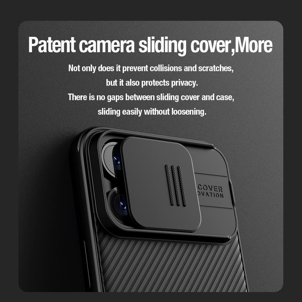 Nillkin CamShield PRO Magnetic Zadní Kryt pro Apple iPhone 15 Pro Max Black - náhled 5