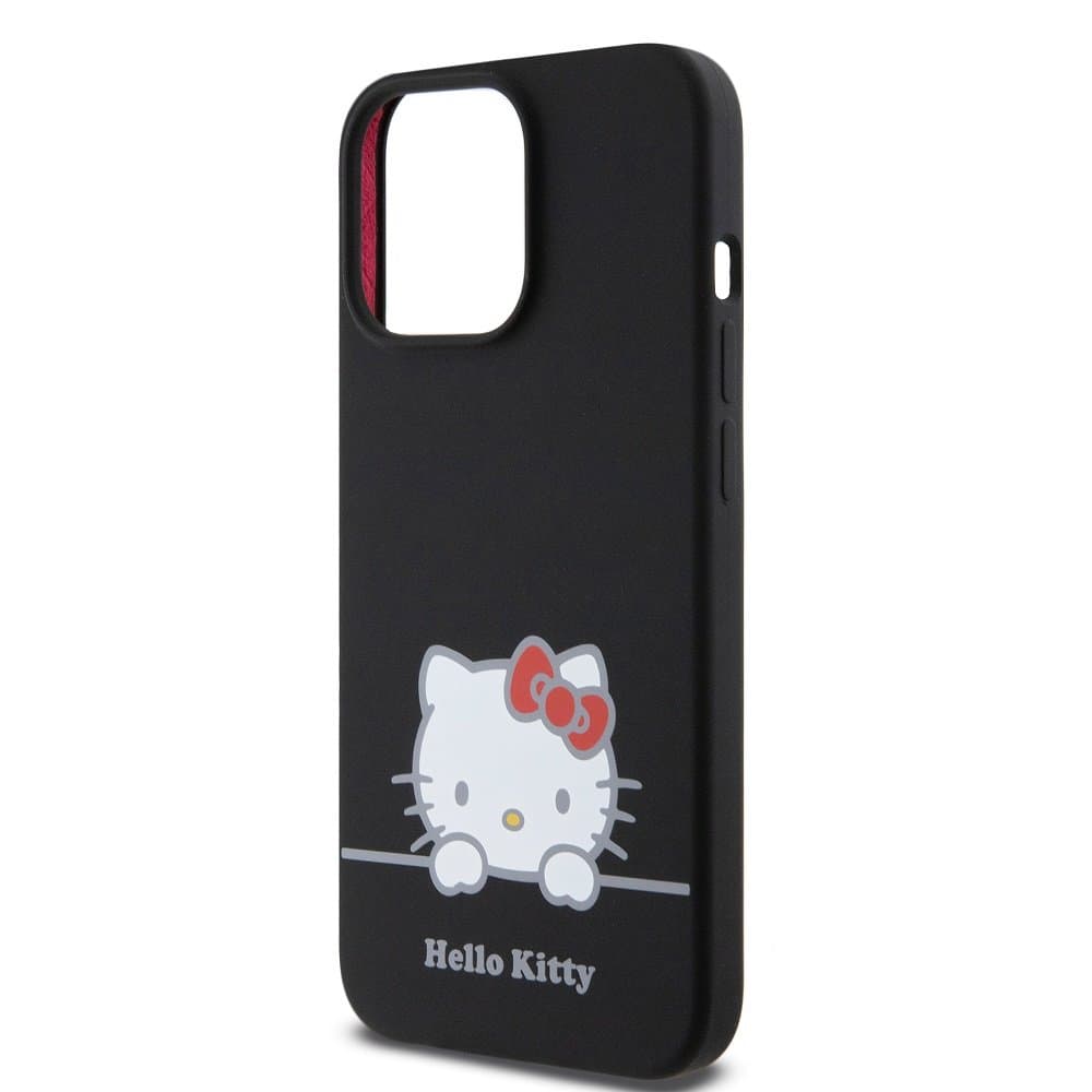 Hello Kitty Liquid Silicone Daydreaming Logo Zadní Kryt pro iPhone 13 Pro Black - náhled 5