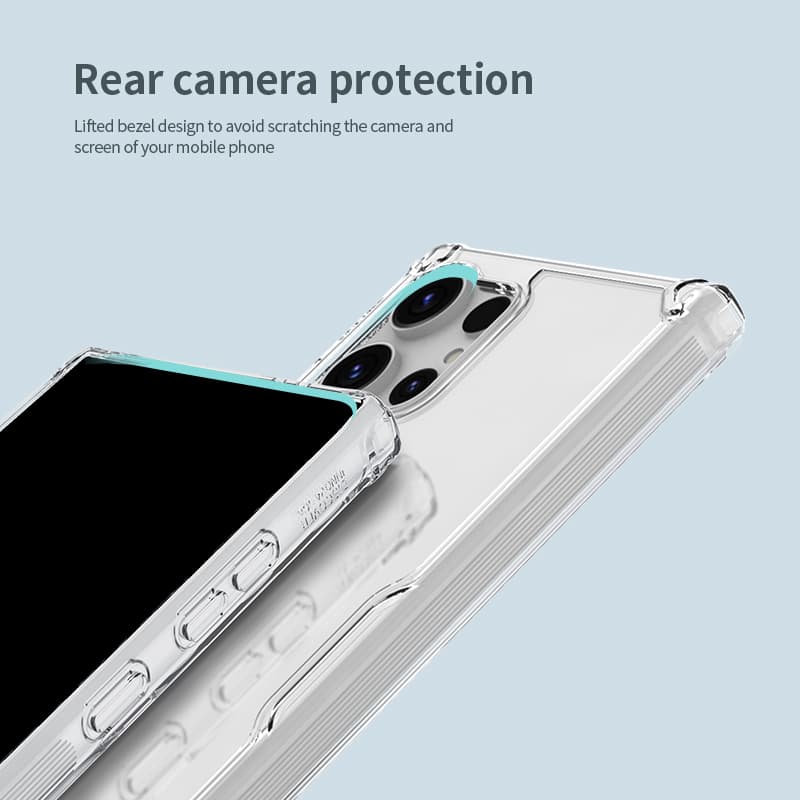 Nillkin Nature TPU PRO Kryt pro Samsung Galaxy S24 Ultra Transparent - náhled 5