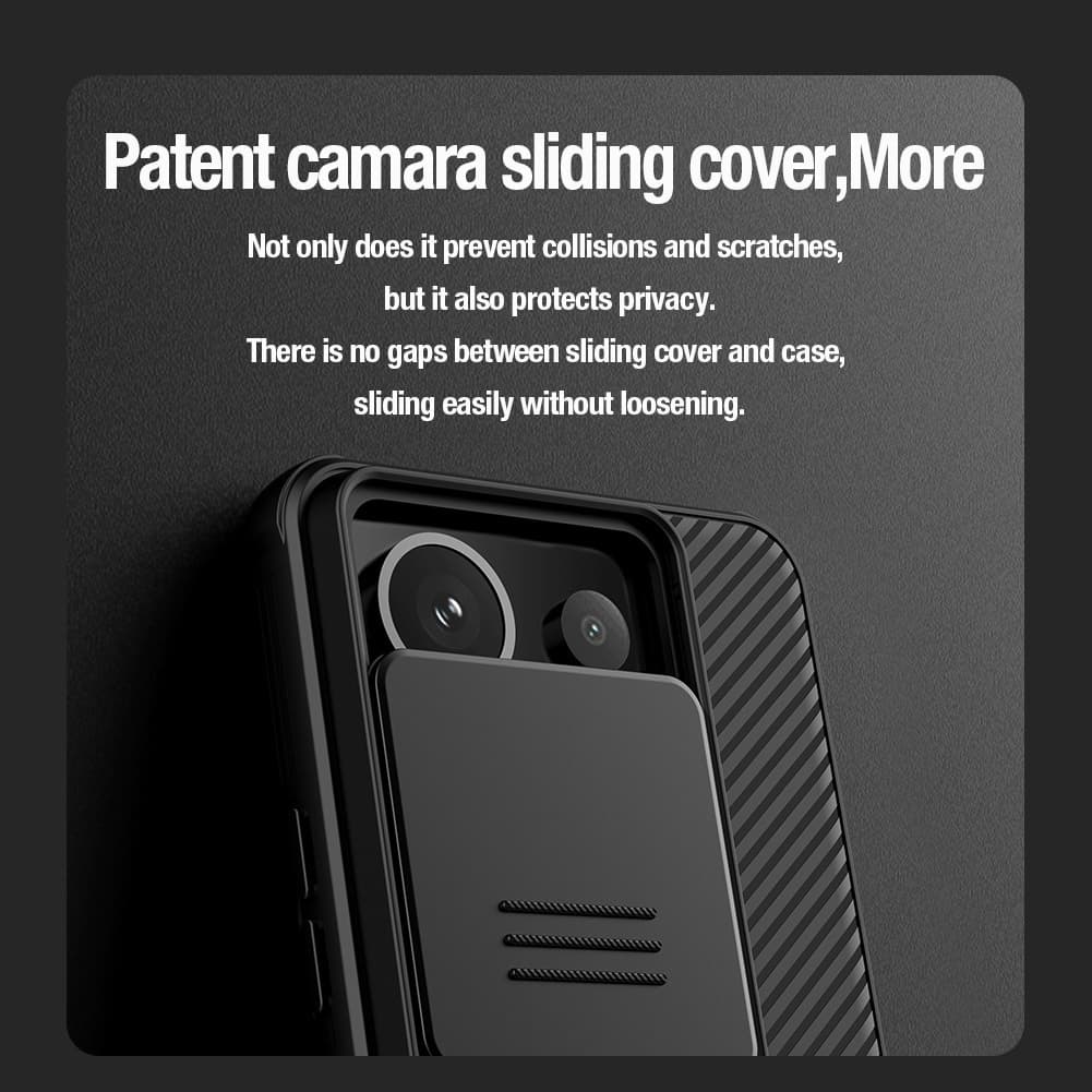 Nillkin CamShield PRO Zadní Kryt pro Xiaomi Redmi Note 13 Pro 5G/ Poco X6 5G Black - náhled 5