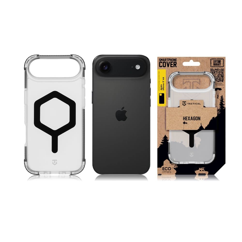 Zadní kryt Tactical MagForce Hexagon pro Apple iPhone Air T-Black - náhled 5