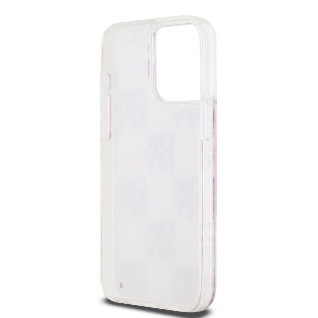 Zadní Kryt DKNY Liquid Glitter Checkered Pattern na iPhone 15 Pro Max Pink - náhled 5