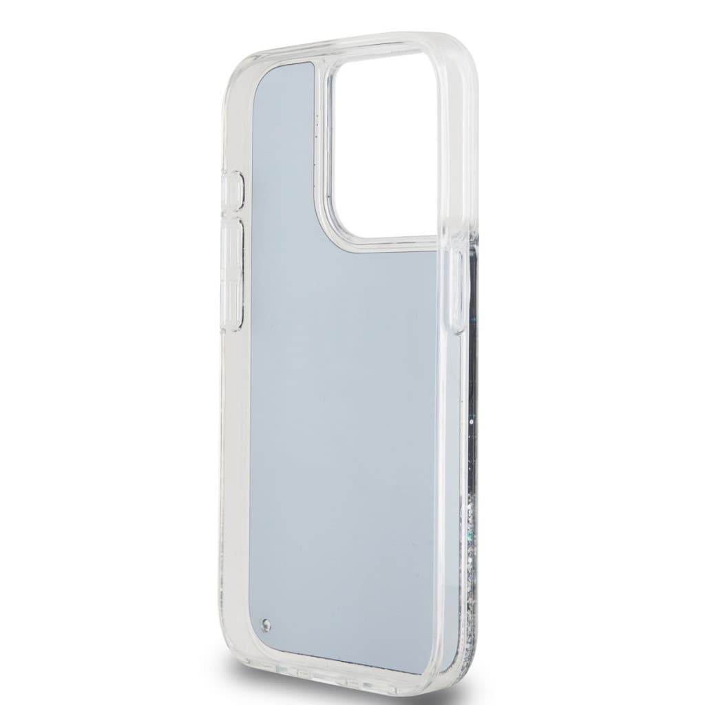 Zadní Kryt DKNY Liquid Glitter Arch Logo pro iPhone 15 Pro černý - náhled 5