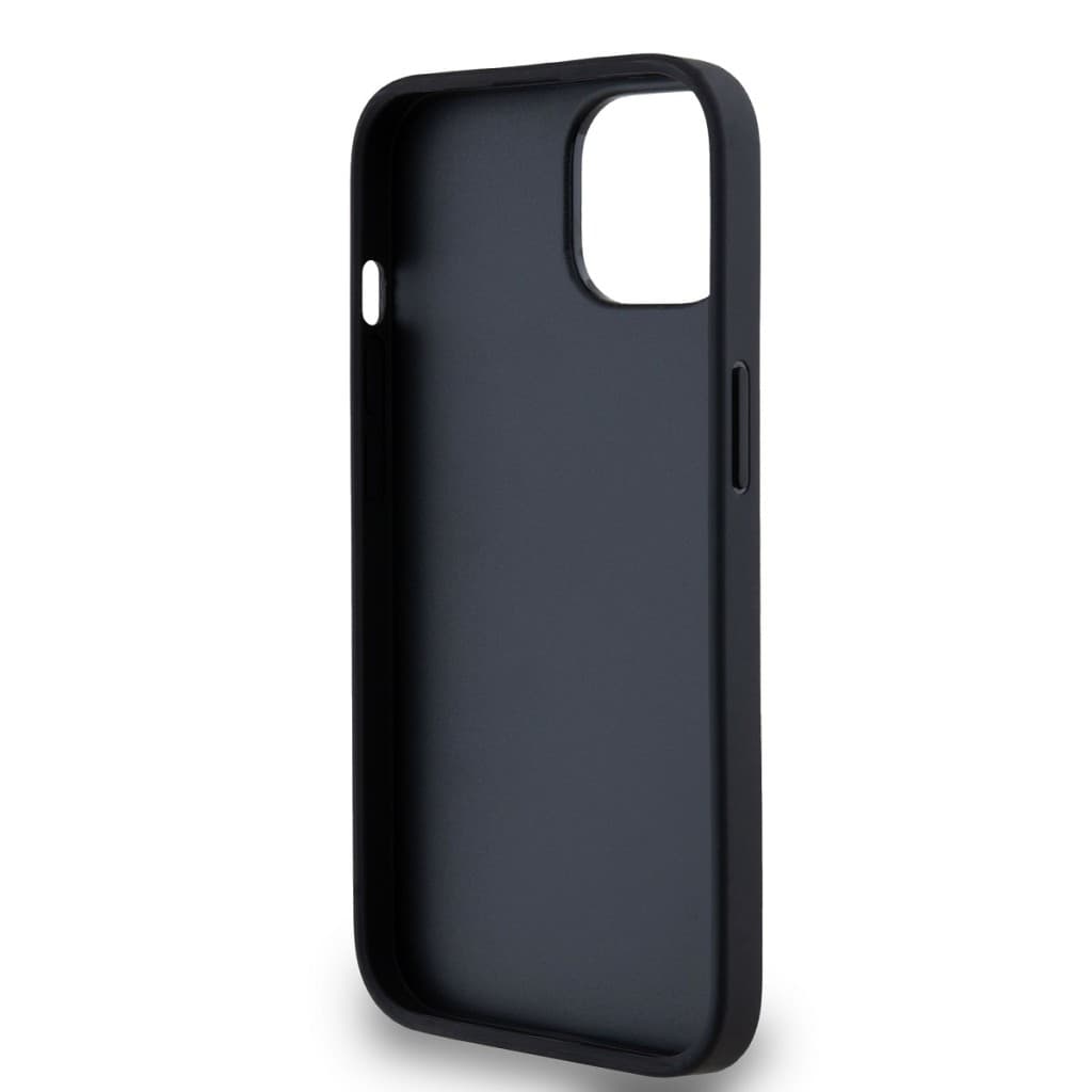 Zadní Kryt DKNY PU Leather Checkered Pattern and Stripe na iPhone 14 Black - náhled 5
