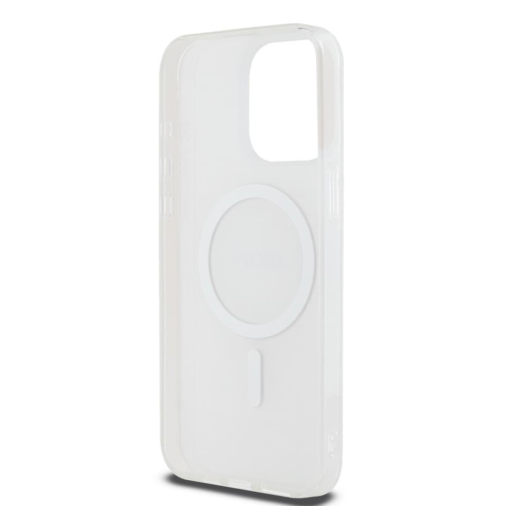 Zadní Kryt DKNY PC/TPU Repeat Pattern Tonal Stripe Magsafe pro iPhone 15 Pro Max růžový - náhled 5