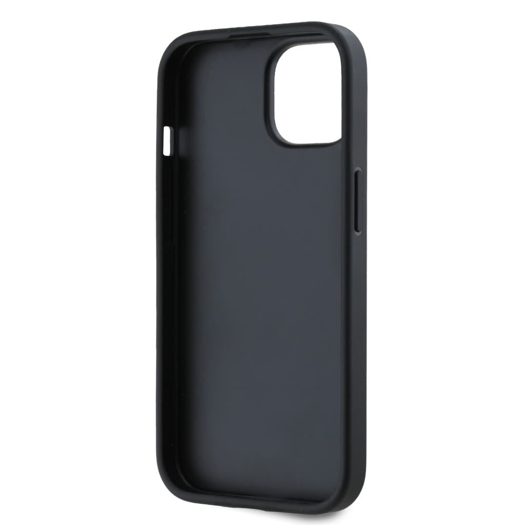 Zadní Kryt DKNY PU Leather Repeat Pattern Card Pocket pro iPhone 15 Black - náhled 5