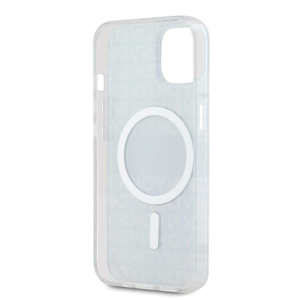 Zadní Kryt DKNY PC/TPU Repeat Pattern Tonal Stripe Magsafe pro iPhone 13 černý - náhled 5