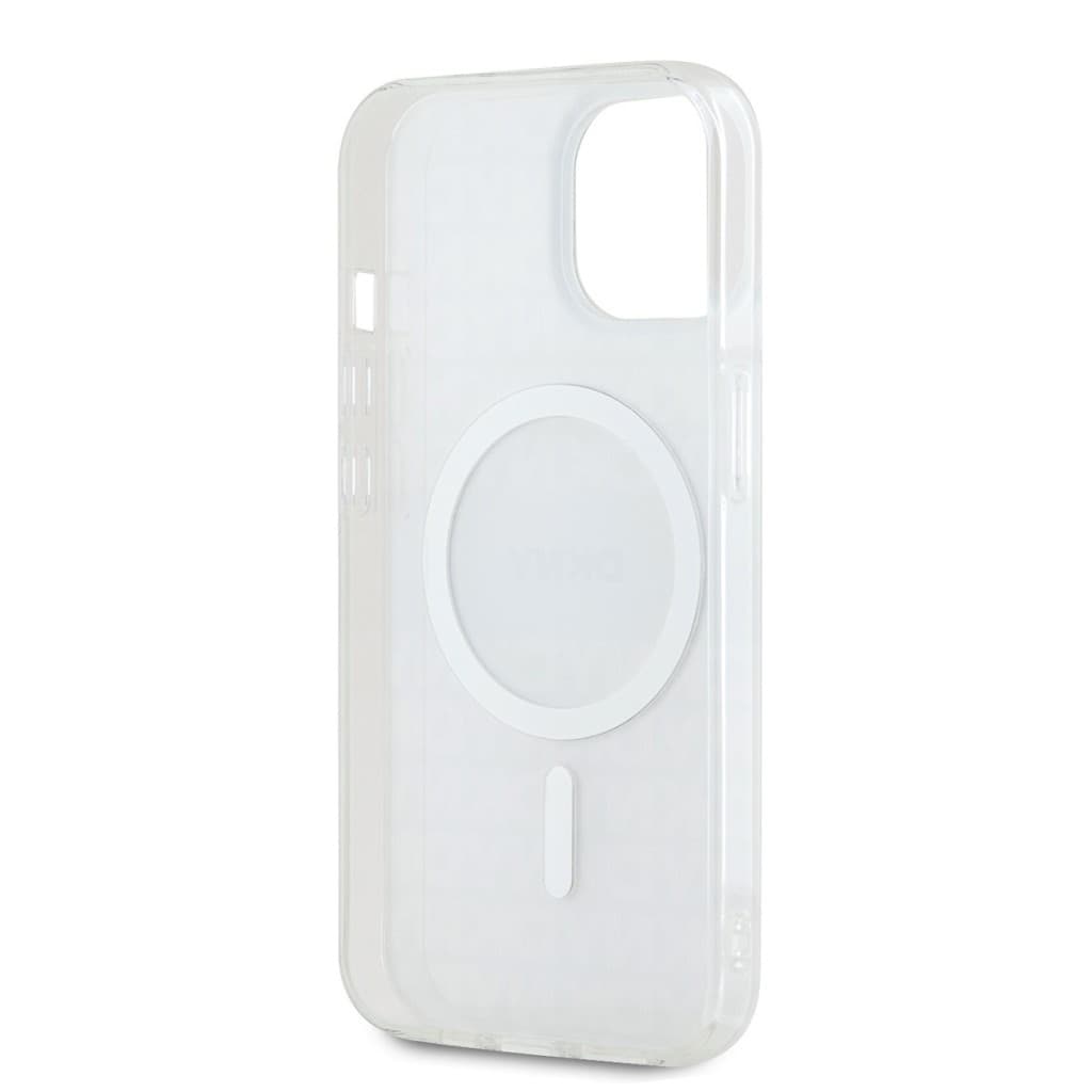 Zadní Kryt DKNY PC/TPU Repeat Pattern Tonal Stripe Magsafe na iPhone 14 Beige - náhled 5