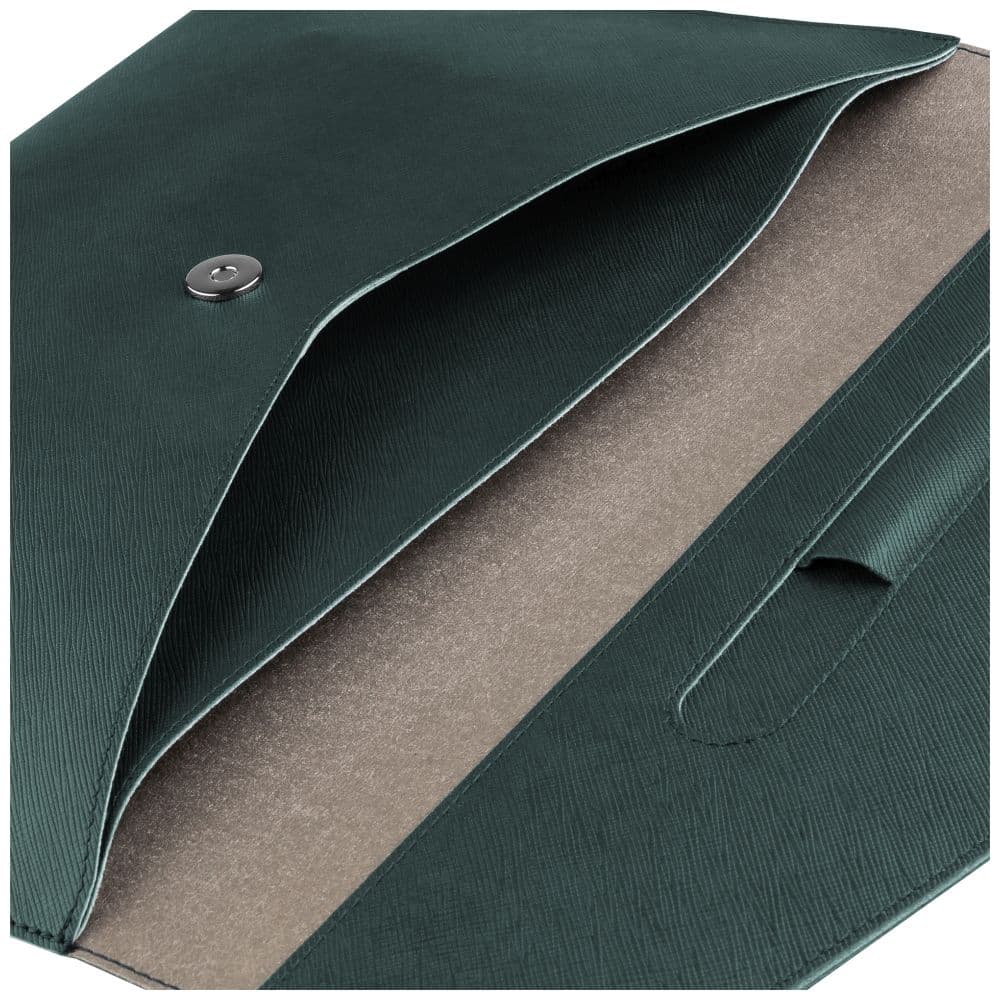 Pouzdro FIXED Siena pro notebooky a tablety do 13", tmavě zelené - náhled 5