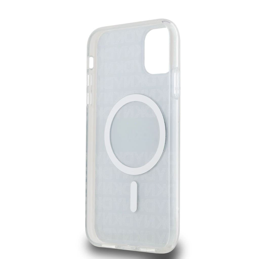 Zadní Kryt DKNY PC/TPU Repeat Pattern Tonal Stripe Magsafe pro iPhone 11 černý - náhled 5