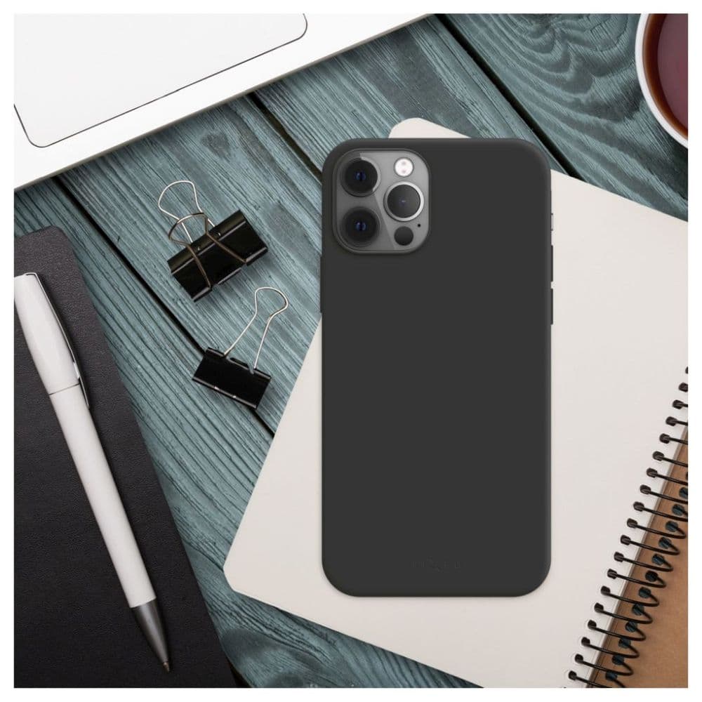 Zadní pogumovaný kryt FIXED Story pro Xiaomi Redmi Note 14, černý - náhled 5