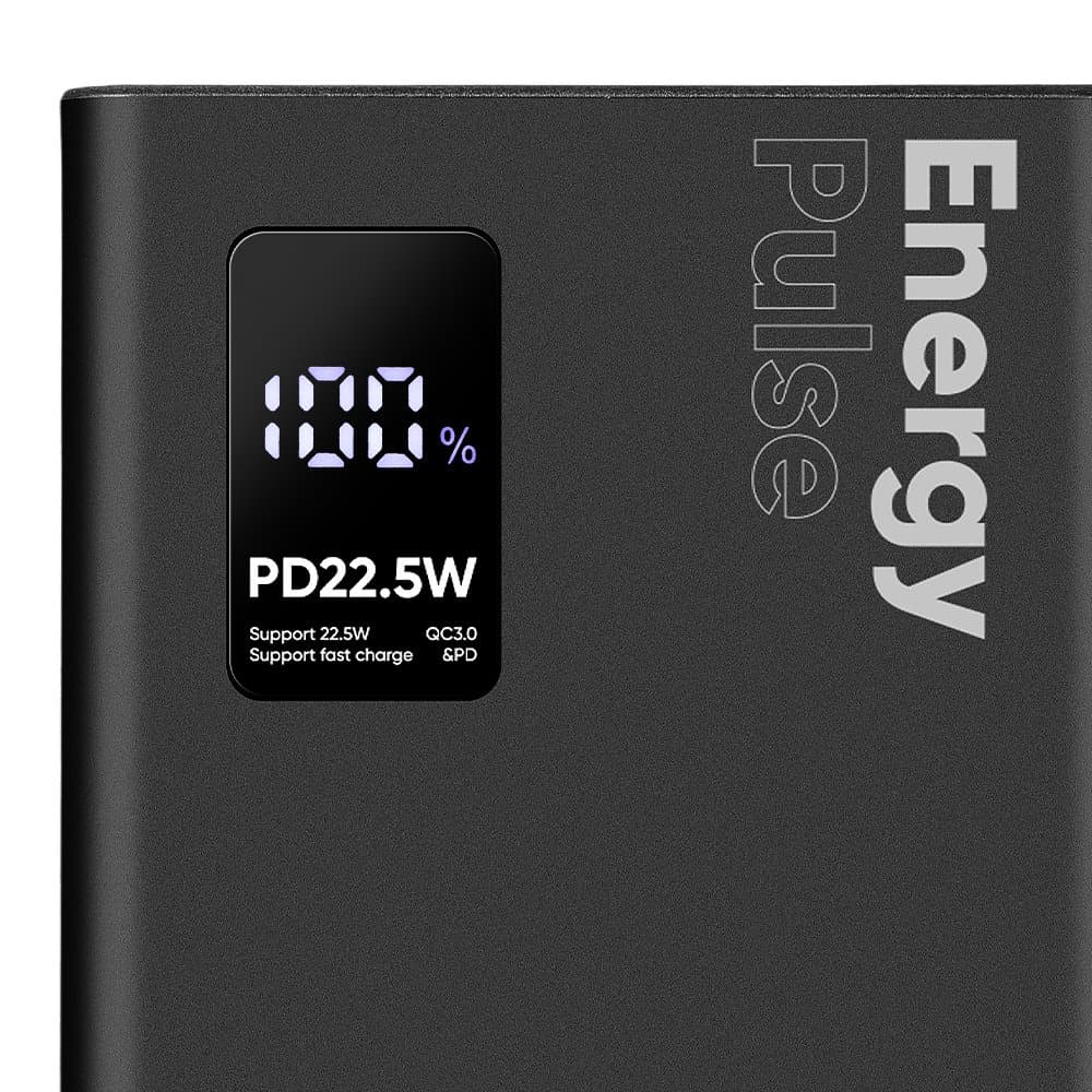 Powerbank OBAL:ME EnergyPulse 10000mAh 22.5W černá - náhled 5