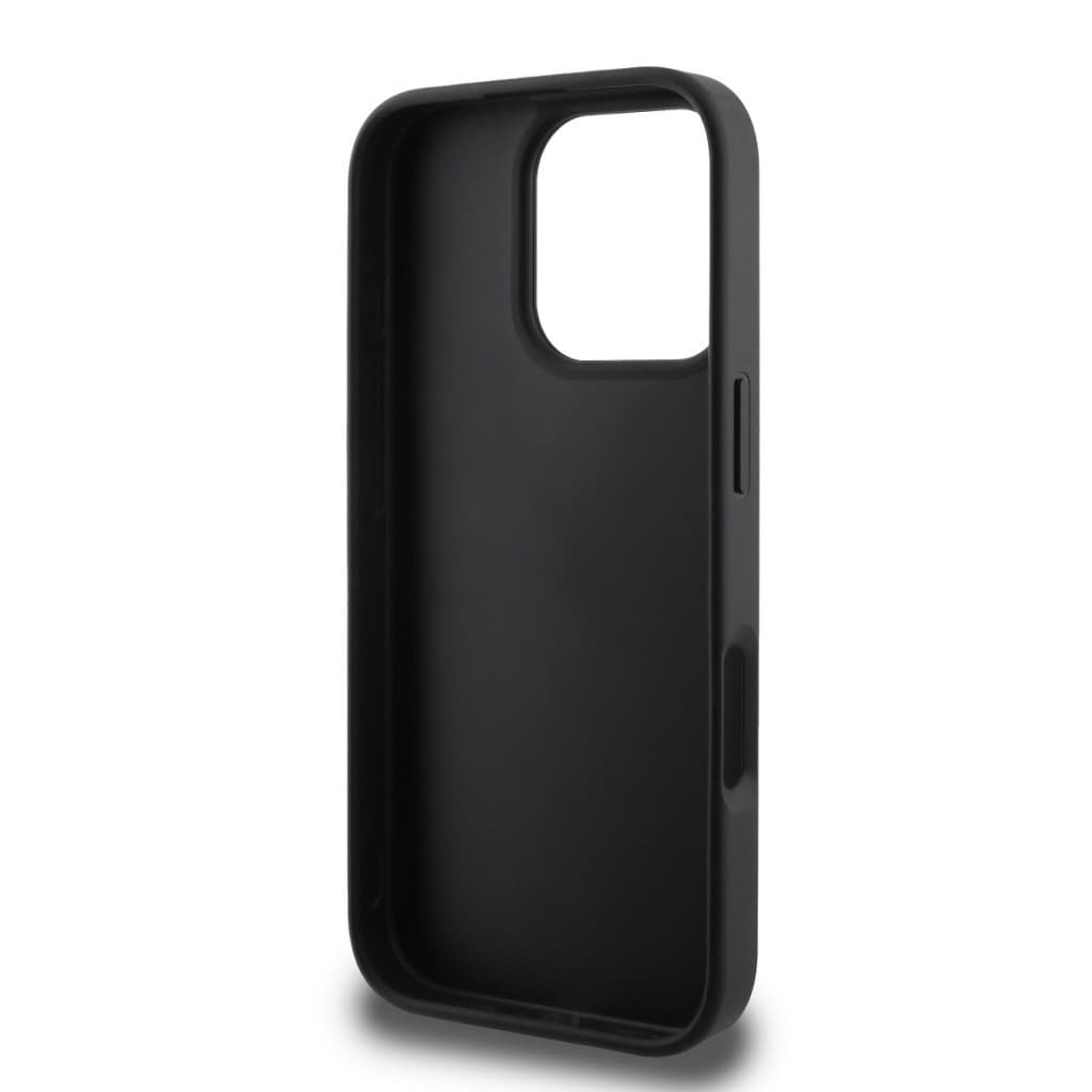 Zadní kryt Guess PU Fixed Glitter 4G Metal Logo pro iPhone 16 Pro Max Black - náhled 5