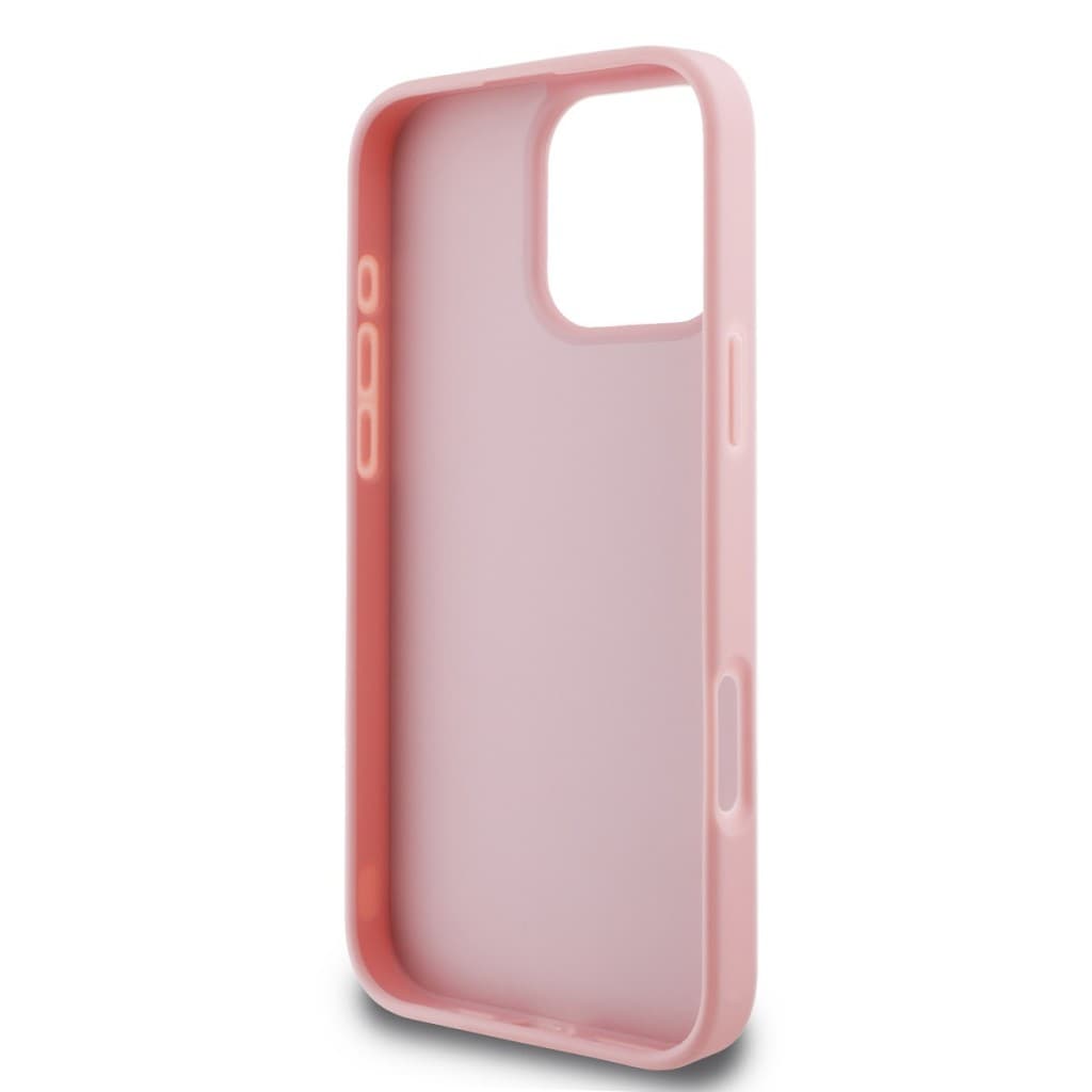 Zadní kryt Guess PU Fixed Glitter 4G Metal Logo pro iPhone 16 Pro Max Pink - náhled 5