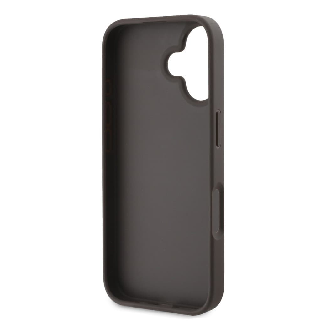 Zadní kryt Guess PU 4G Stripe pro iPhone 16 Brown - náhled 5