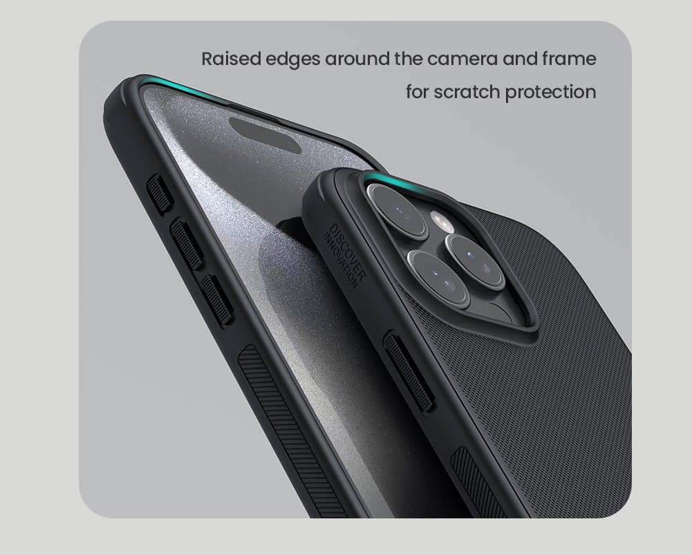 Zadní kryt Nillkin Super Frosted PRO pro iPhone 16 Pro Max černý - náhled 5