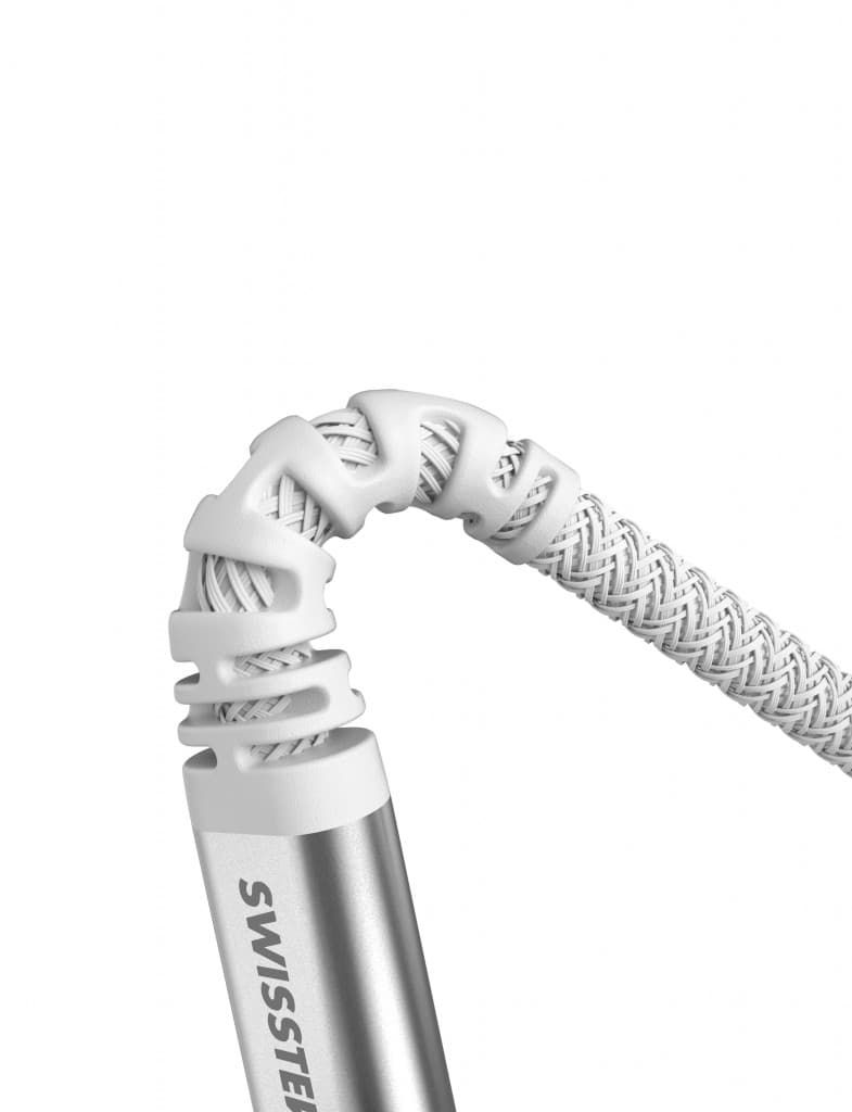 Datový kabel Swissten ARAMID REINFORCED USB-C - USB-C 1,5 m bílý - náhled 5