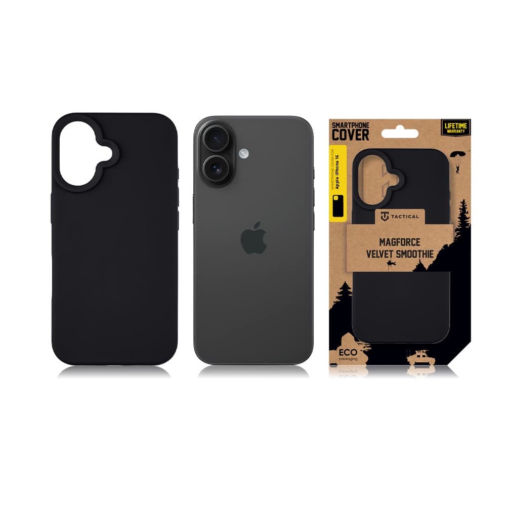Zadní kryt Tactical MagForce Velvet Smoothie pro Apple iPhone 16 Asphalt - náhled 5