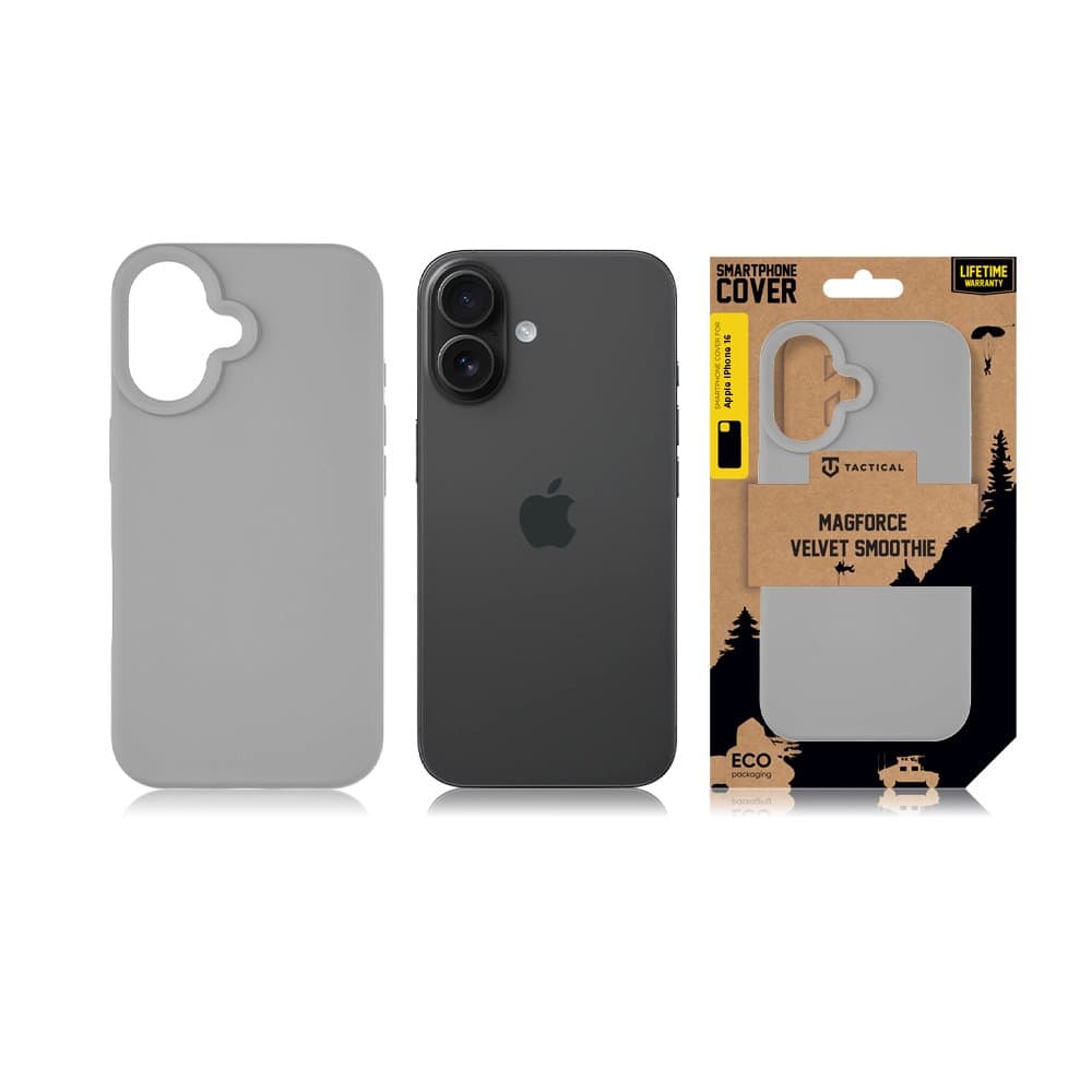 Zadní kryt Tactical MagForce Velvet Smoothie pro Apple iPhone 16 Foggy - náhled 5