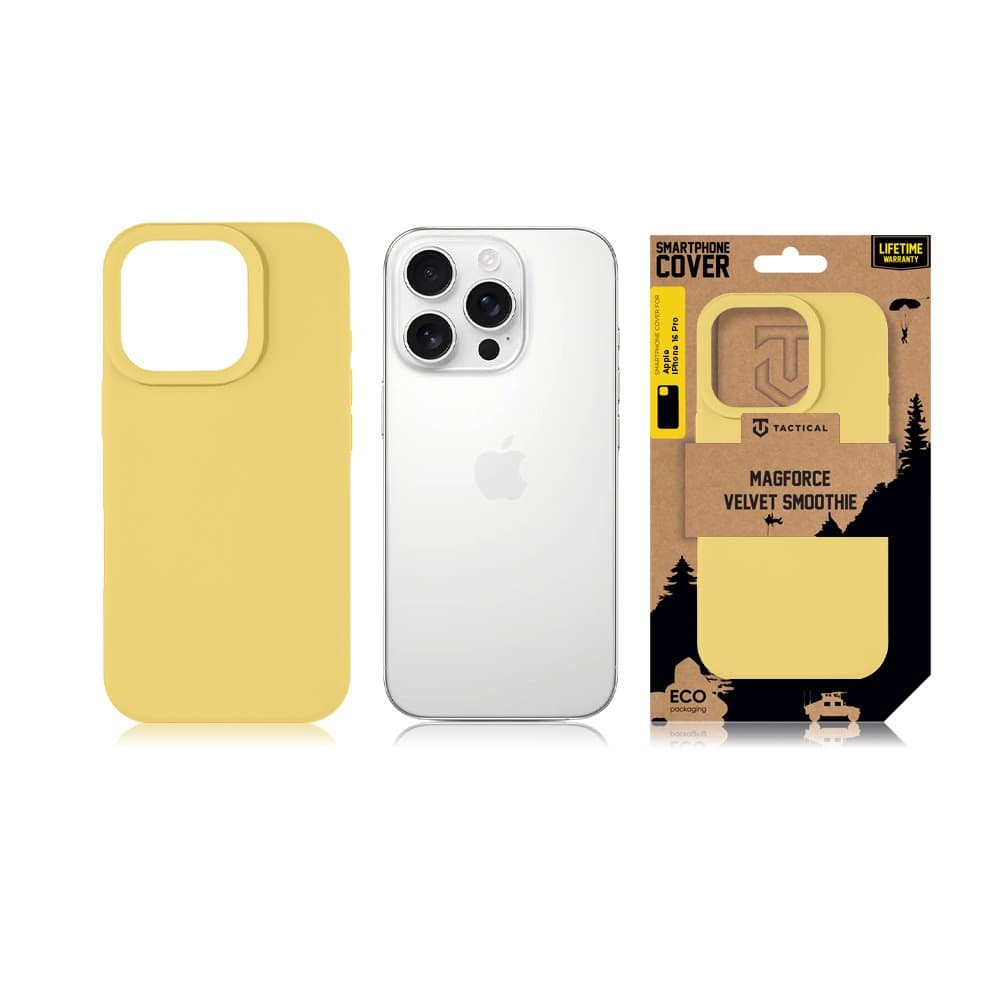 Zadní kryt Tactical MagForce Velvet Smoothie pro Apple iPhone 16 Pro Banana - náhled 5