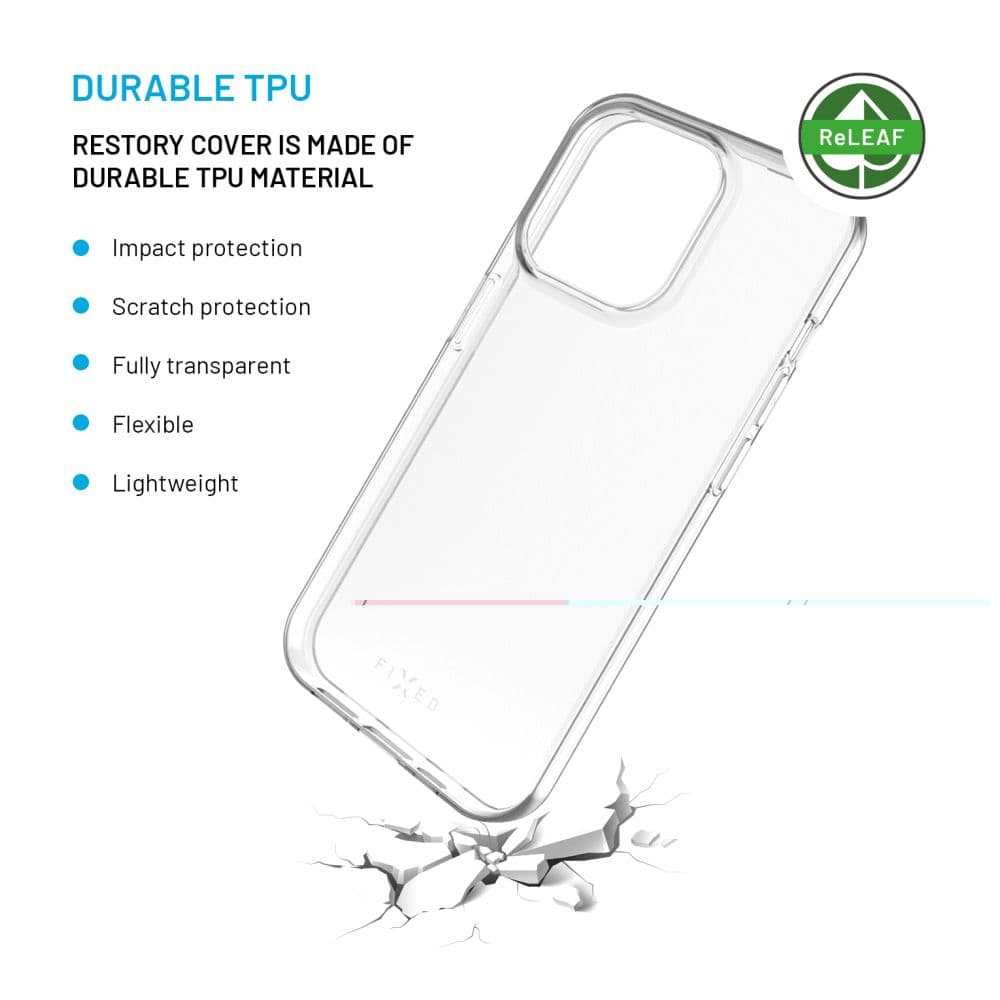 TPU gelový kryt FIXED ReStory AntiUV pro Apple iPhone 7-8-SE (2020-2022), čiré - náhled 5