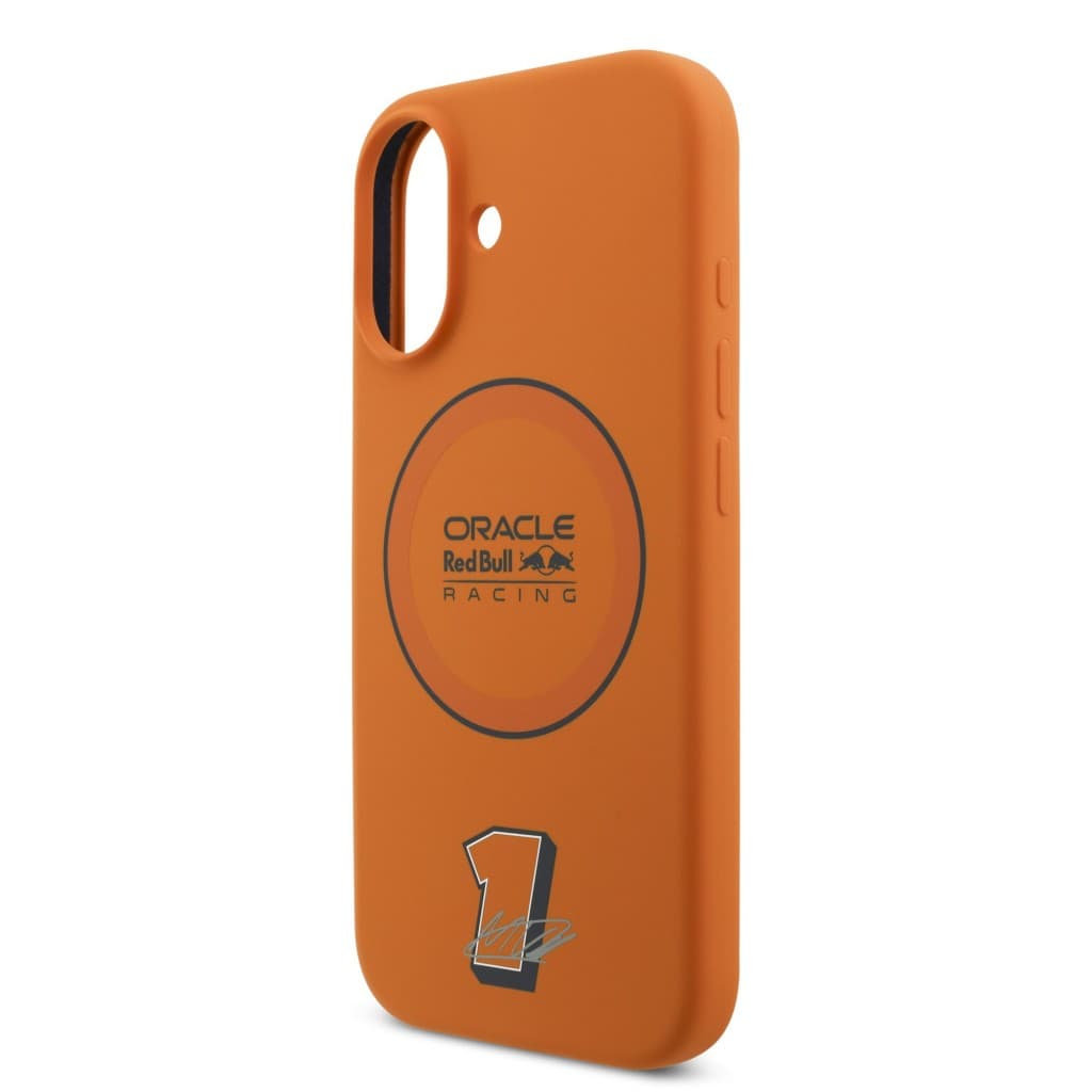 Zadní kryt Red Bull Silicone Blue Ring MagSafe pro iPhone 17 Orange - náhled 5