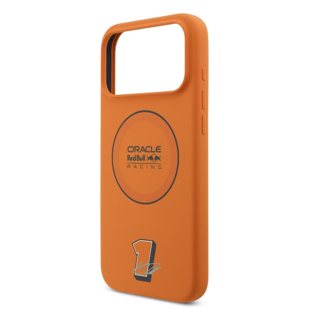 Zadní kryt Red Bull Silicone Blue Ring MagSafe pro iPhone 17 Pro Max Orange - náhled 5