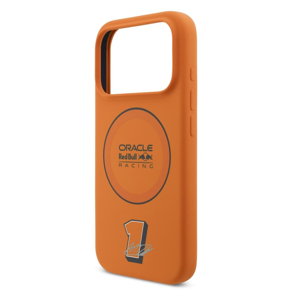 Zadní kryt Red Bull Silicone Blue Ring MagSafe pro iPhone 17 Pro Orange - náhled 5