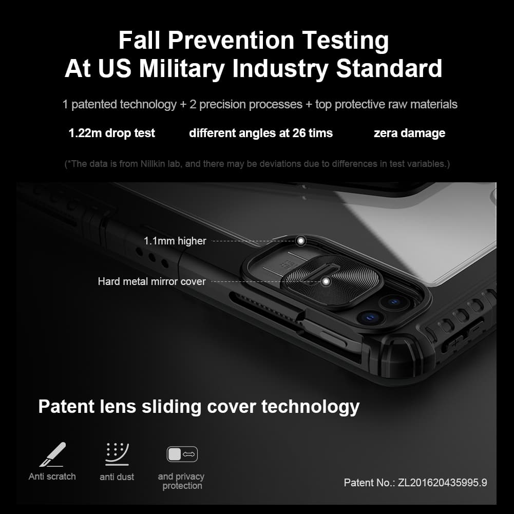 Pouzdro Nillkin Bumper Link Keyboard (Backlit Version) pro iPad Pro 13 2024 Black - náhled 5