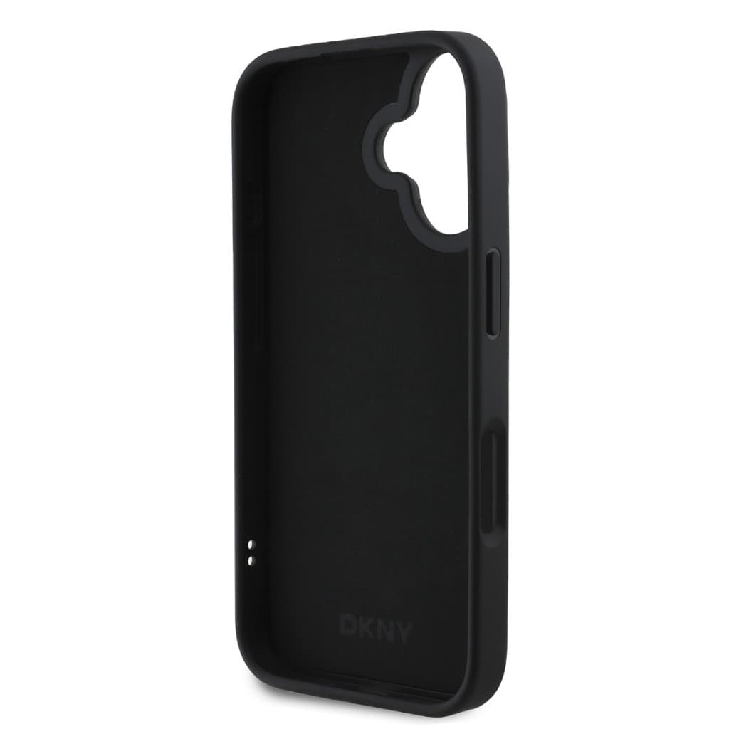 Zadní kryt DKNY 3D Rubber Repeat Logo Line pro iPhone 16 Black - náhled 5