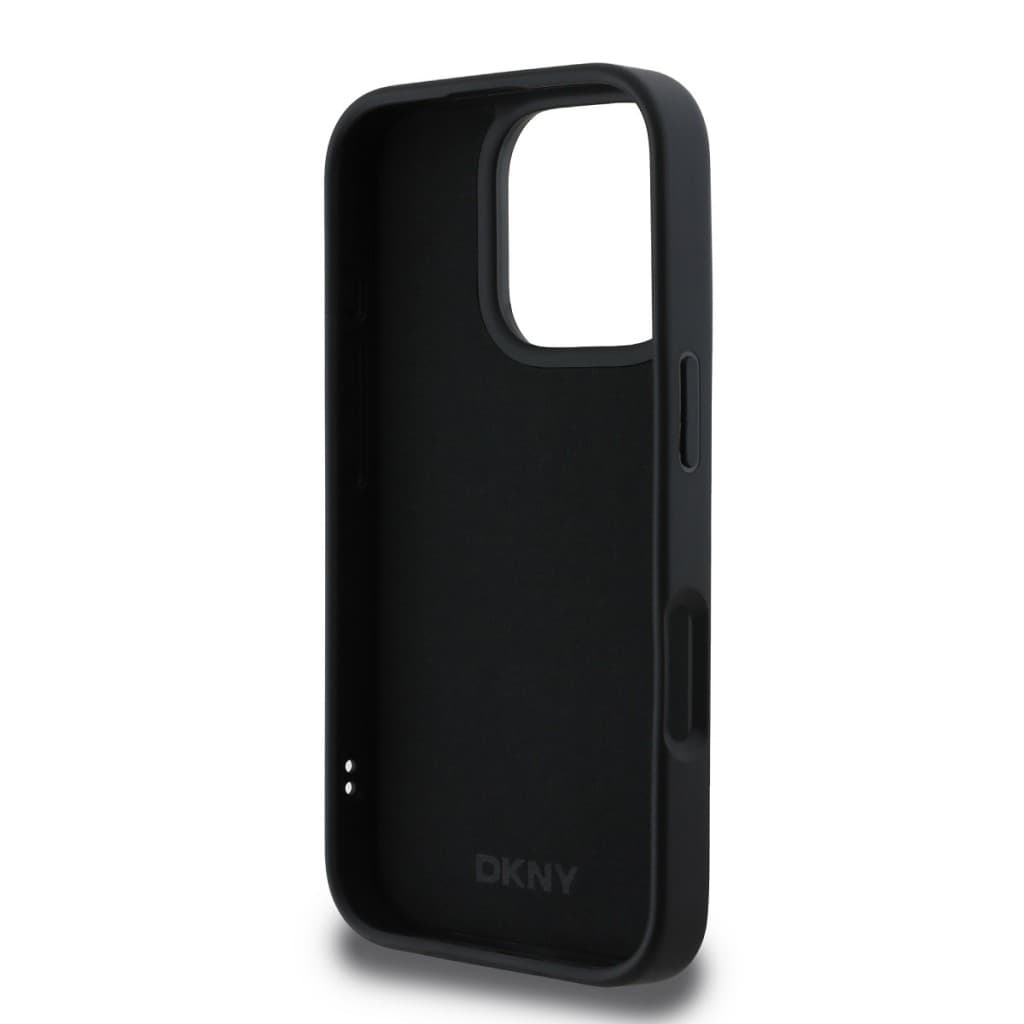 Zadní kryt DKNY 3D Rubber Repeat Logo Line pro iPhone 16 Pro Max Black - náhled 5