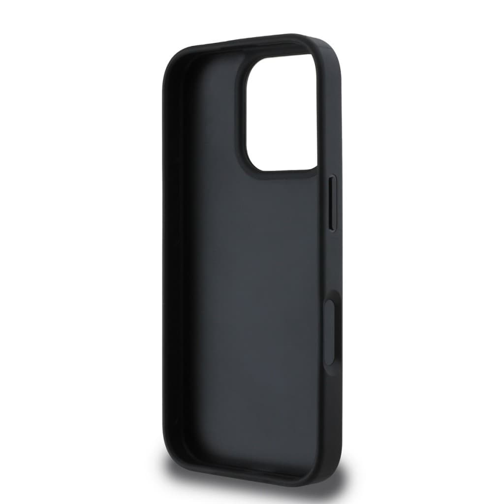 Zadní kryt DKNY PU Leather Checkered Pattern and Stripe pro iPhone 16 Pro Black - náhled 5