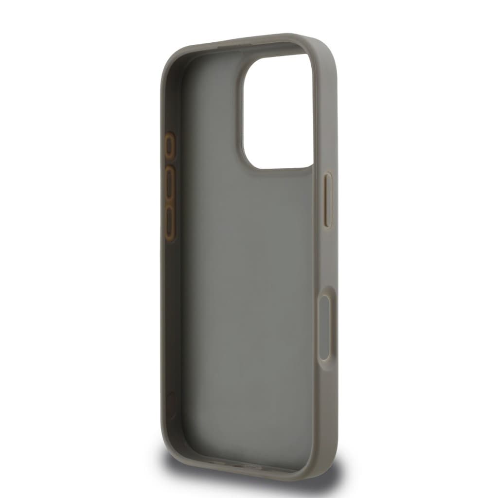 Zadní kryt DKNY PU Leather Checkered Pattern and Stripe pro iPhone 16 Pro Max Beige - náhled 5
