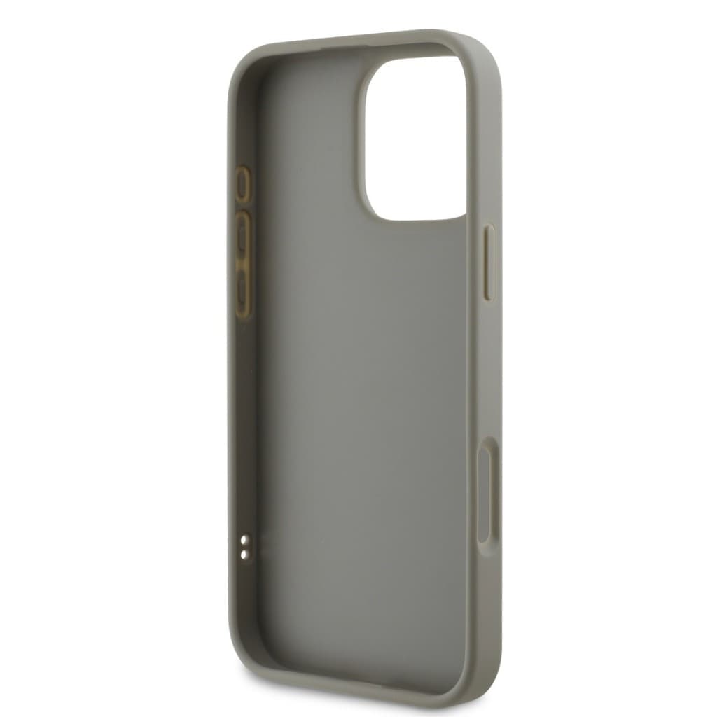 Zadní kryt DKNY PU Leather Quilted Stack Logo pro iPhone 16 Pro Grey - náhled 5