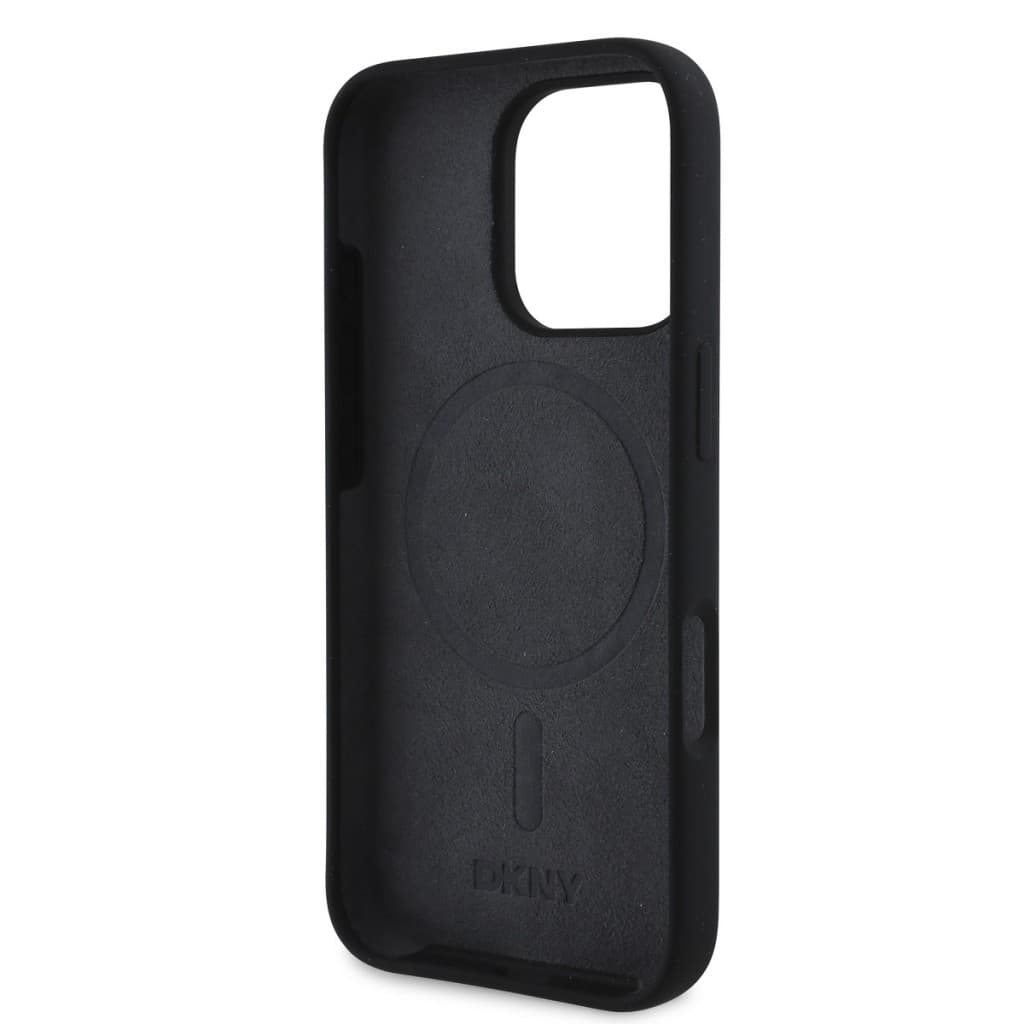 Zadní kryt DKNY Liquid Silicone Arch Logo MagSafe pro iPhone 16 Pro Max Black - náhled 5