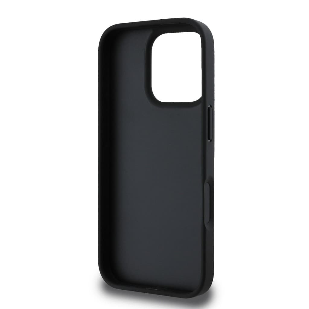 Zadní kryt DKNY PU Leather Repeat Pattern Tonal Stripe pro iPhone 16 Pro Max Black - náhled 5