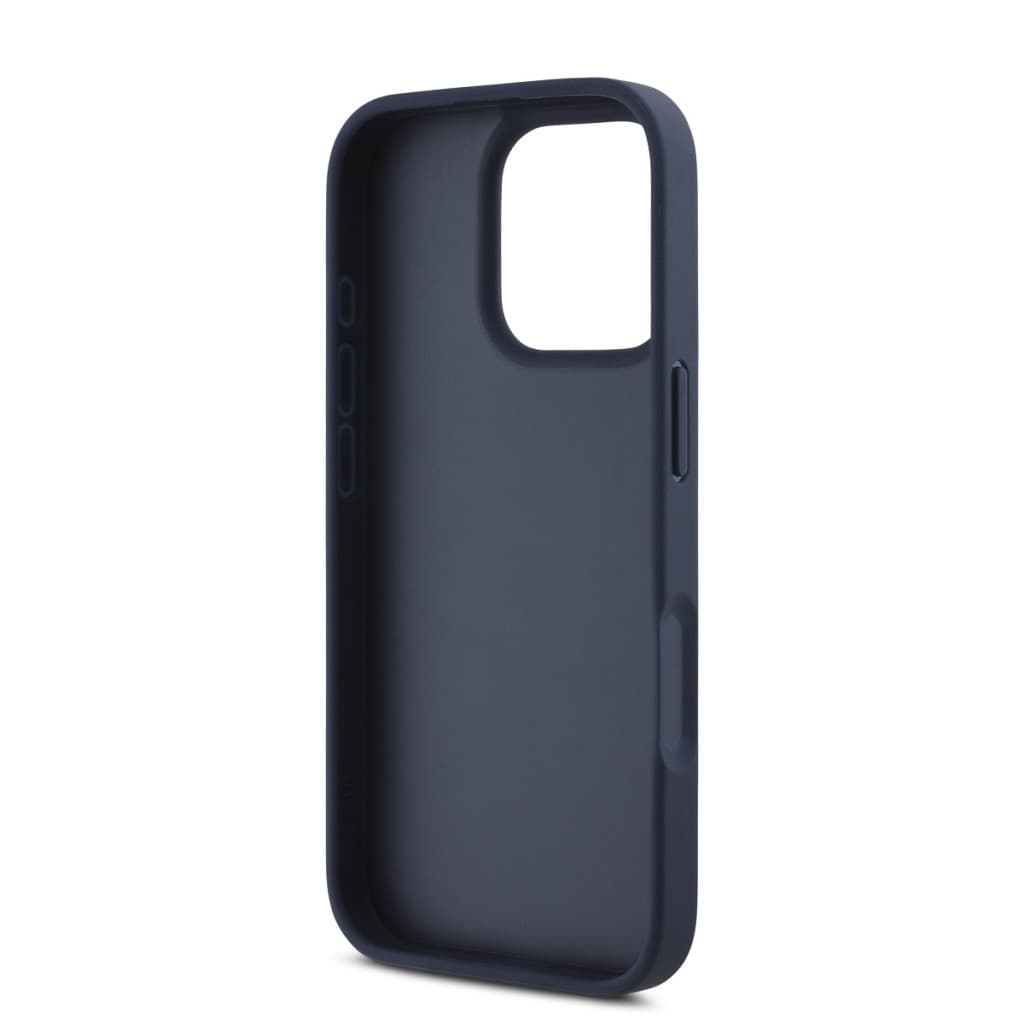 Zadní kryt DKNY PU Leather Repeat Pattern Tonal Stripe pro iPhone 16 Pro Max Blue - náhled 5