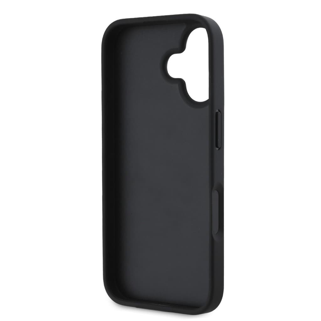 Zadní kryt DKNY PU Leather Repeat Pattern Tonal Stripe pro iPhone 16 Plus Black - náhled 5