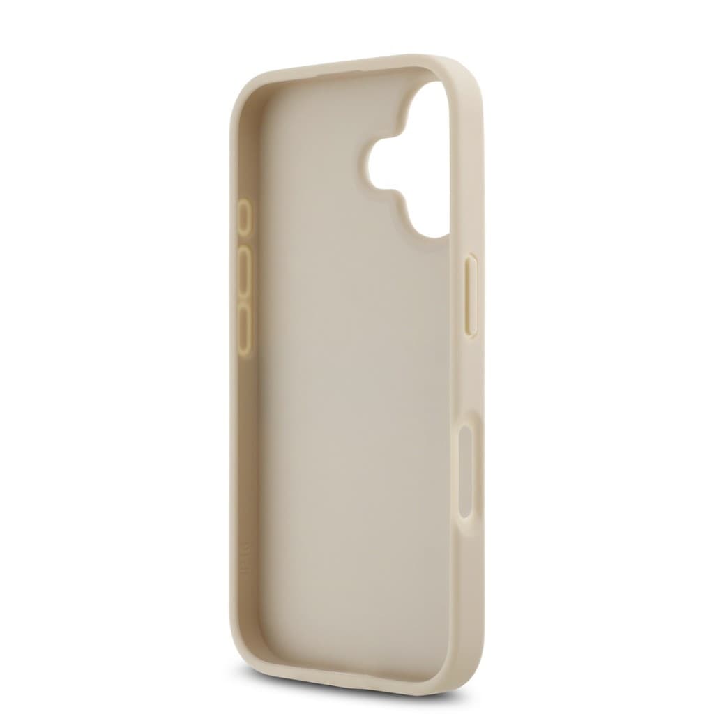 Zadní kryt DKNY PU Leather Repeat Pattern Tonal Stripe pro iPhone 16 Plus Pink - náhled 5