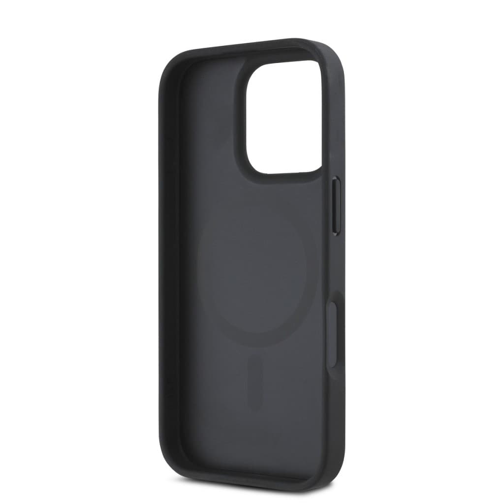 Zadní kryt DKNY PU Leather Repeat Pattern Stack Logo MagSafe pro iPhone 16 Pro Max Black - náhled 5