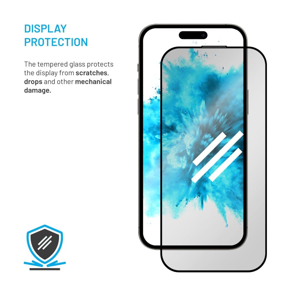 Ochranné tvrzené sklo FIXED Privacy Full-Cover pro Apple iPhone 16 Pro Max, lepení přes celý displej, černé - náhled 5