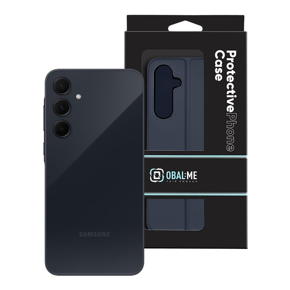 Knížkové pouzdro OBAL:ME SmoothTouch pro Samsung Galaxy A55 5G Dark Blue - náhled 5