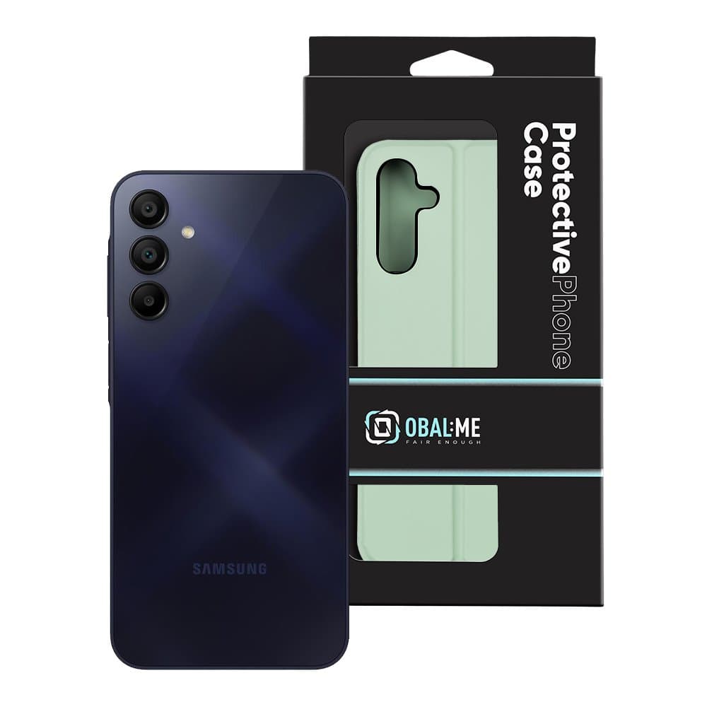 Knížkové pouzdro OBAL:ME SmoothTouch pro Samsung Galaxy A15 4G-5G Mint Green - náhled 5