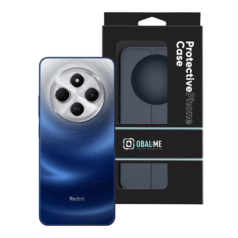 Knížkové pouzdro OBAL:ME SmoothTouch pro Xiaomi Redmi 14C 4G Dark Blue - náhled 5
