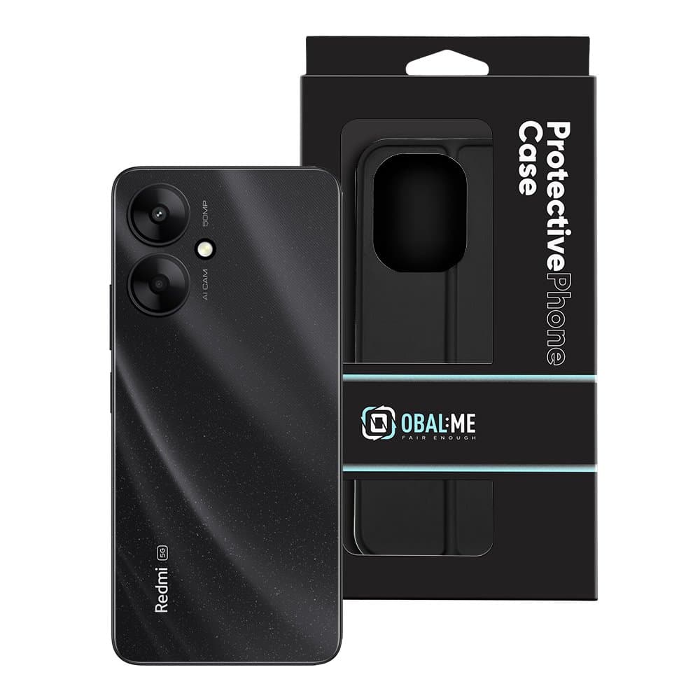 Knížkové pouzdro OBAL:ME SmoothTouch pro Xiaomi Redmi 13C 5G Black - náhled 5